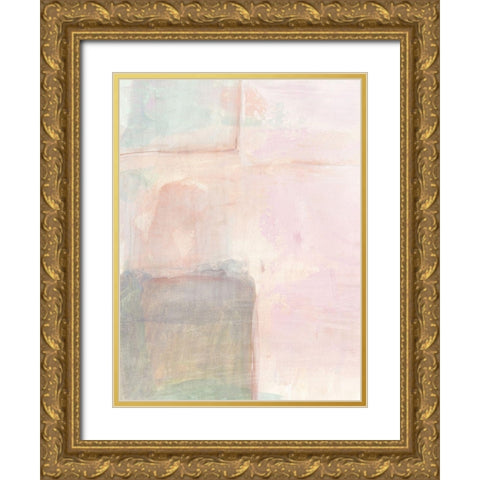 Morning Meditation I Gold Ornate Wood Framed Art Print with Double Matting by Borges, Victoria