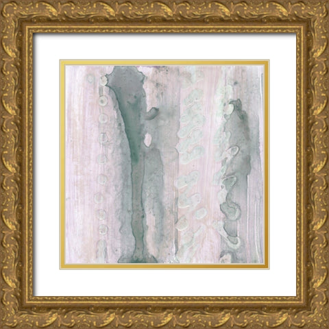 Lavender and Sage II Gold Ornate Wood Framed Art Print with Double Matting by Stramel, Renee W.