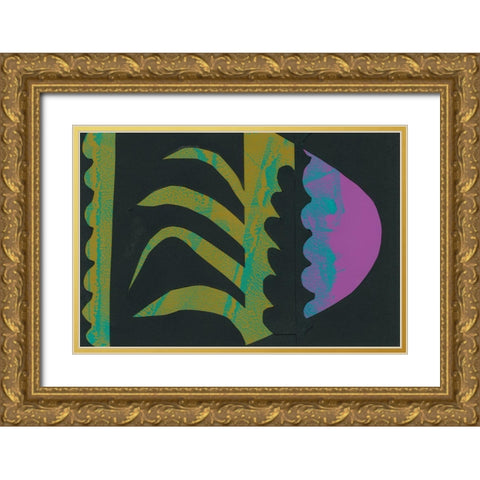 Cabana II Gold Ornate Wood Framed Art Print with Double Matting by Stramel, Renee W.