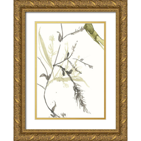 Under Sea Forest V Gold Ornate Wood Framed Art Print with Double Matting by Goldberger, Jennifer