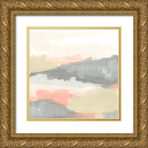 Valley Haze II Gold Ornate Wood Framed Art Print with Double Matting by Vess, June Erica