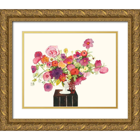 Sunny Disposition I Gold Ornate Wood Framed Art Print with Double Matting by Ludwig, Alicia