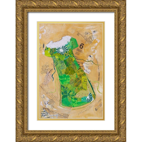 Dress Whimsy I Gold Ornate Wood Framed Art Print with Double Matting by St. Hilaire, Elizabeth