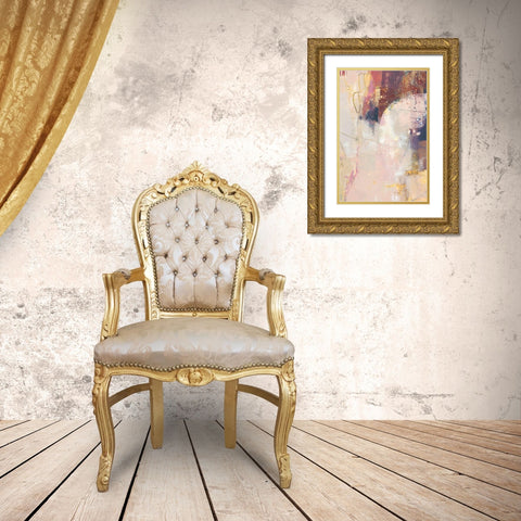 Quirk I Gold Ornate Wood Framed Art Print with Double Matting by Jachimiec, Sue