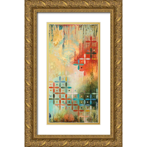 Aspirational II Gold Ornate Wood Framed Art Print with Double Matting by Robinson, Heather
