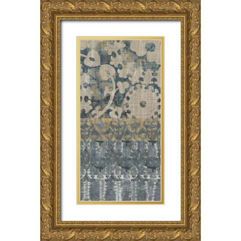 Cloth Collector II Gold Ornate Wood Framed Art Print with Double Matting by Zarris, Chariklia