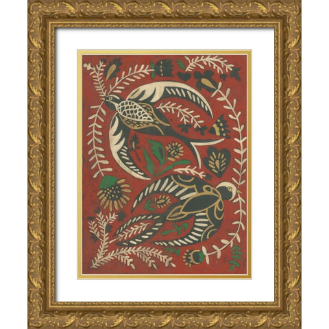 Flight Bound I Gold Ornate Wood Framed Art Print with Double Matting by Zarris, Chariklia