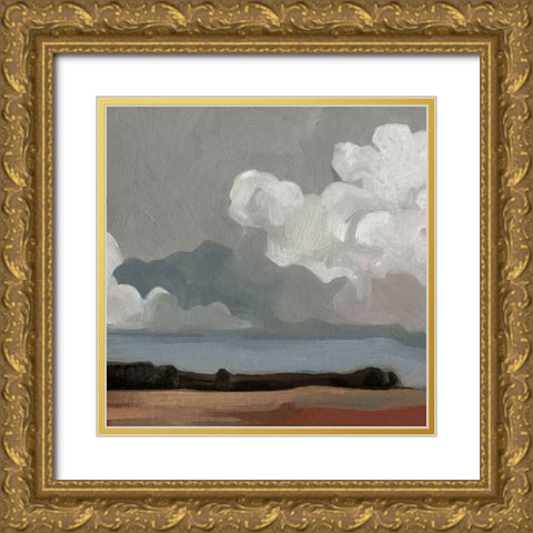 Cloud Formation II Gold Ornate Wood Framed Art Print with Double Matting by Scarvey, Emma