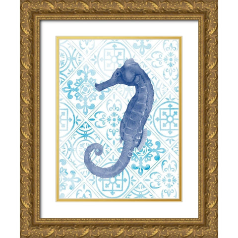 Marine Morocco I Gold Ornate Wood Framed Art Print with Double Matting by Popp, Grace