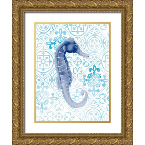 Marine Morocco II Gold Ornate Wood Framed Art Print with Double Matting by Popp, Grace