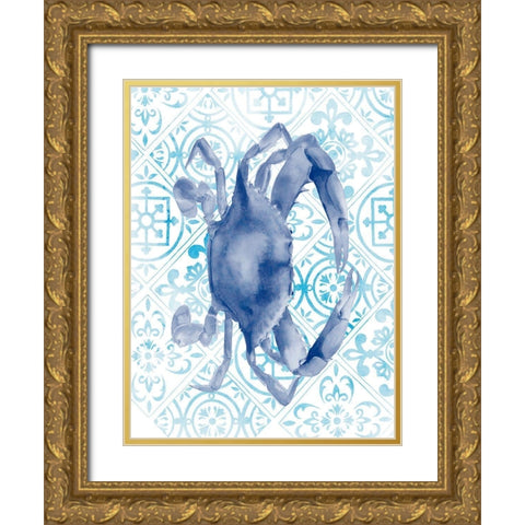 Marine Morocco V Gold Ornate Wood Framed Art Print with Double Matting by Popp, Grace