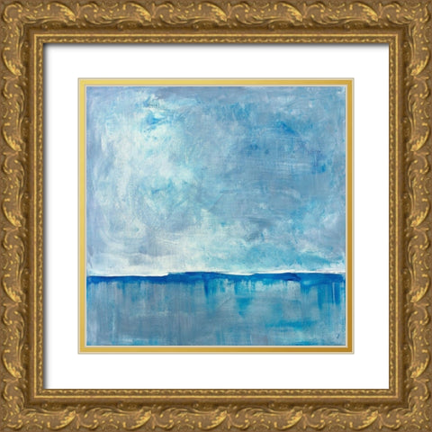 Salt Gold Ornate Wood Framed Art Print with Double Matting by Contacessi, Julia