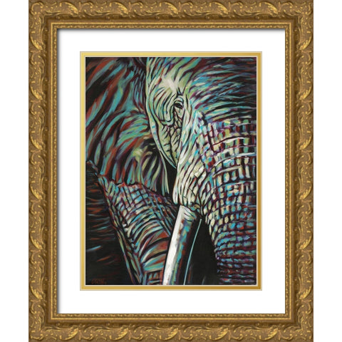 Powerful Wildlife I Gold Ornate Wood Framed Art Print with Double Matting by Vitaletti, Carolee