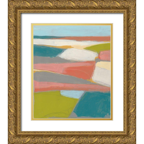 Sun Valley II Gold Ornate Wood Framed Art Print with Double Matting by Vess, June Erica