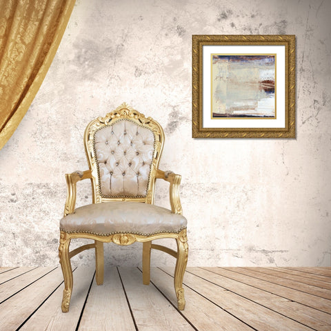 Translate II Gold Ornate Wood Framed Art Print with Double Matting by Gordon, Sharon