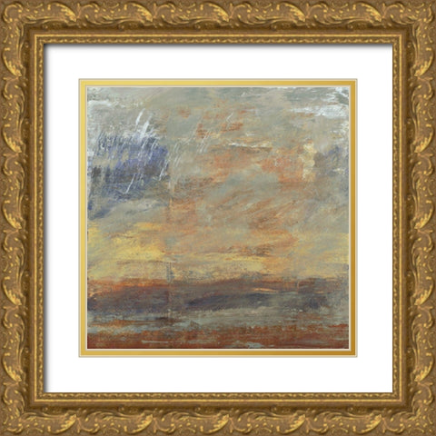 Translate III Gold Ornate Wood Framed Art Print with Double Matting by Gordon, Sharon