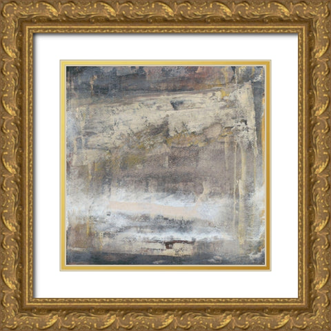 Translate VI Gold Ornate Wood Framed Art Print with Double Matting by Gordon, Sharon