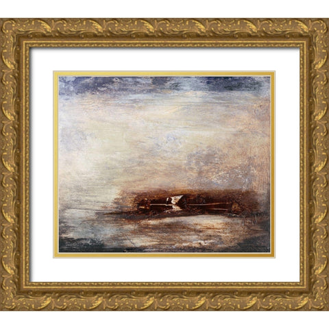 Horizon at Nightfall III Gold Ornate Wood Framed Art Print with Double Matting by Gordon, Sharon