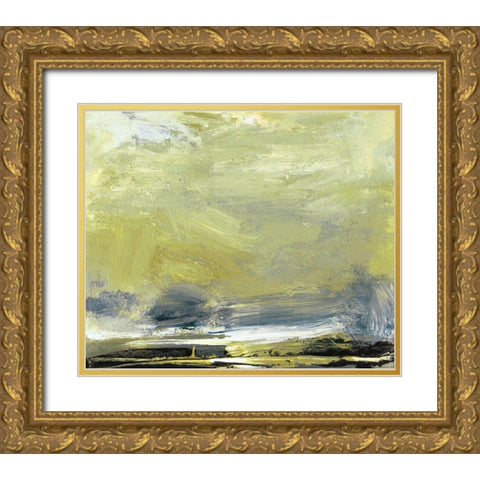 Horizon at Daybreak III Gold Ornate Wood Framed Art Print with Double Matting by Gordon, Sharon
