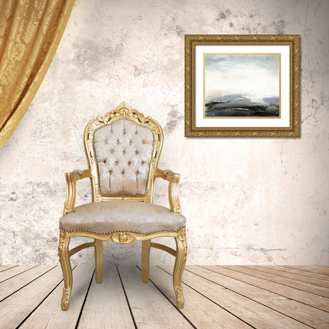Horizon at Daybreak V Gold Ornate Wood Framed Art Print with Double Matting by Gordon, Sharon