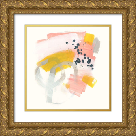 Vivacity II Gold Ornate Wood Framed Art Print with Double Matting by Vess, June Erica