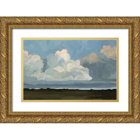 Cloudscape I Gold Ornate Wood Framed Art Print with Double Matting by Scarvey, Emma