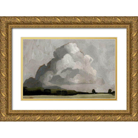 Cloudscape II Gold Ornate Wood Framed Art Print with Double Matting by Scarvey, Emma