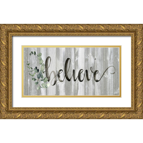 Farmhouse Inspiration III Gold Ornate Wood Framed Art Print with Double Matting by Parker, Jennifer Paxton