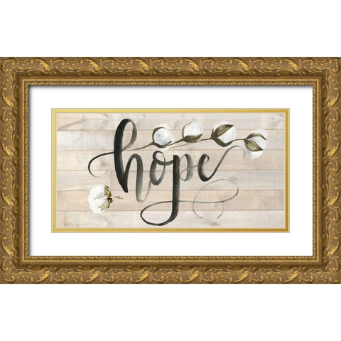 Farmhouse Inspiration IV Gold Ornate Wood Framed Art Print with Double Matting by Parker, Jennifer Paxton