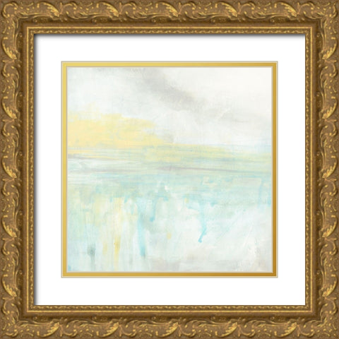 Subtle Sunrise I Gold Ornate Wood Framed Art Print with Double Matting by Vess, June Erica