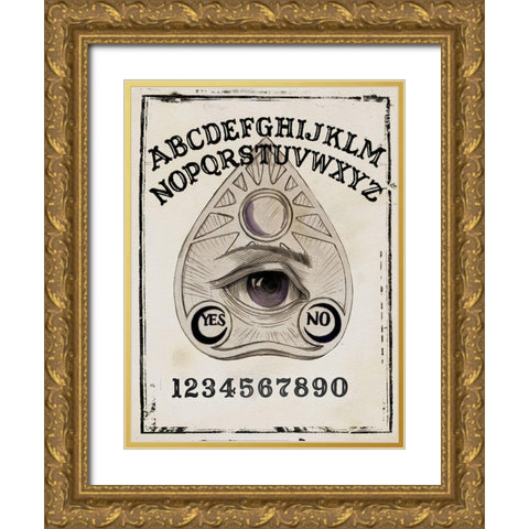 Mystic Fortune I Gold Ornate Wood Framed Art Print with Double Matting by Parker, Jennifer Paxton