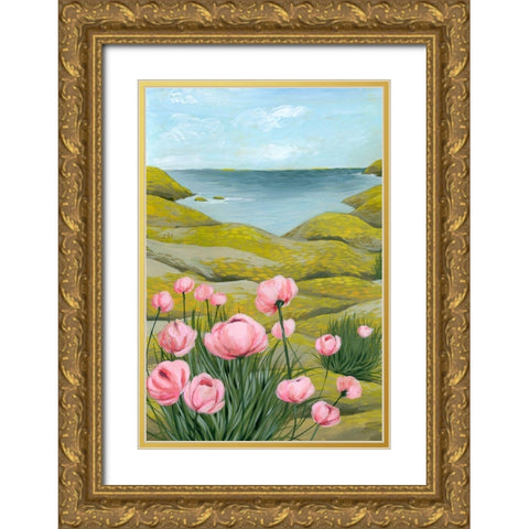 Cliffside II Gold Ornate Wood Framed Art Print with Double Matting by Popp, Grace