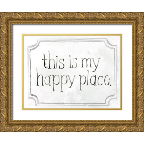 Homemade Happy II Gold Ornate Wood Framed Art Print with Double Matting by Parker, Jennifer Paxton