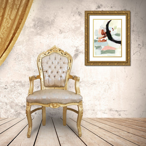 Synchronal VI Gold Ornate Wood Framed Art Print with Double Matting by Borges, Victoria