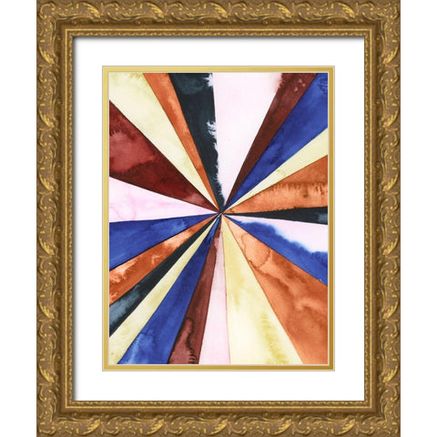 Desert Layers III Gold Ornate Wood Framed Art Print with Double Matting by Popp, Grace