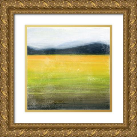 Distorted Drive II Gold Ornate Wood Framed Art Print with Double Matting by Popp, Grace