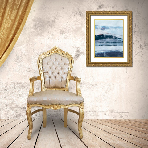 Opalite Pasture I Gold Ornate Wood Framed Art Print with Double Matting by Popp, Grace