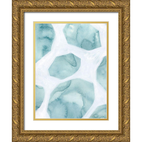 Stone Sliver I Gold Ornate Wood Framed Art Print with Double Matting by Popp, Grace