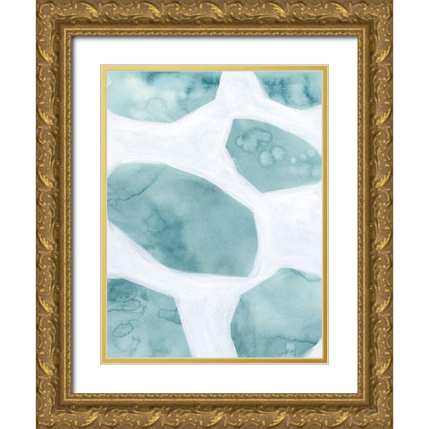 Stone Sliver II Gold Ornate Wood Framed Art Print with Double Matting by Popp, Grace