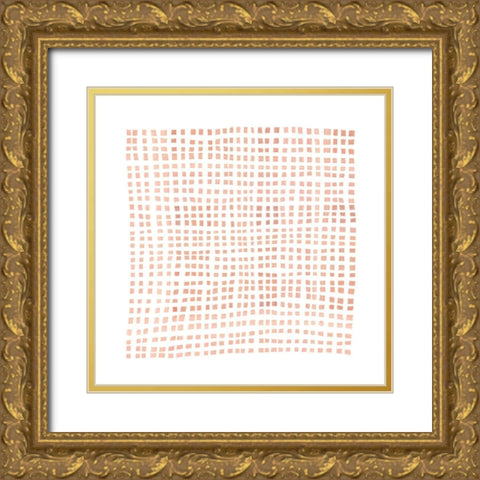 Woven I Gold Ornate Wood Framed Art Print with Double Matting by Scarvey, Emma