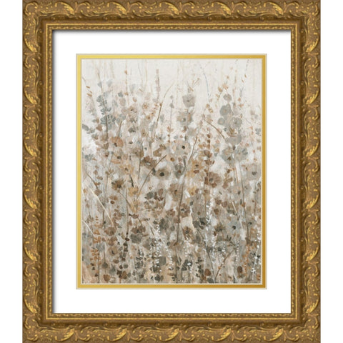 Early Fall Flowers I Gold Ornate Wood Framed Art Print with Double Matting by OToole, Tim