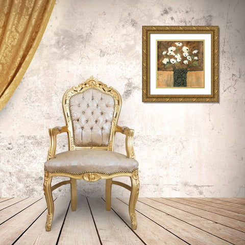 Instant Joy I Gold Ornate Wood Framed Art Print with Double Matting by Bagnato, Judi