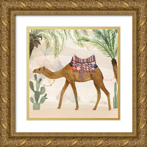 Meet me in Marrakech II Gold Ornate Wood Framed Art Print with Double Matting by Borges, Victoria