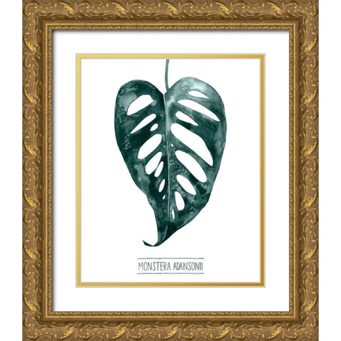 Gemstone Tropicale III Gold Ornate Wood Framed Art Print with Double Matting by Popp, Grace