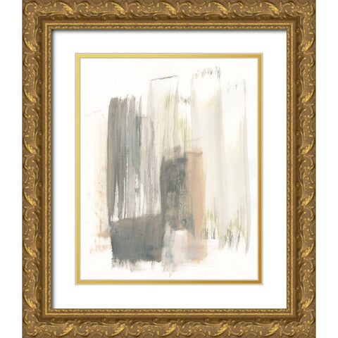 A Touch of Pastel II Gold Ornate Wood Framed Art Print with Double Matting by Goldberger, Jennifer