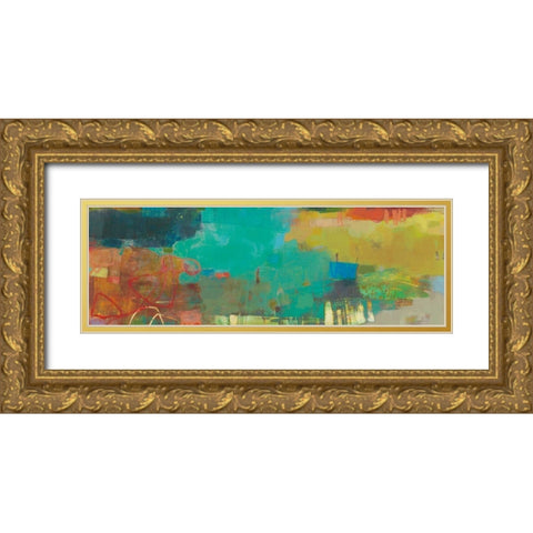 Elysium II Gold Ornate Wood Framed Art Print with Double Matting by Jachimiec, Sue