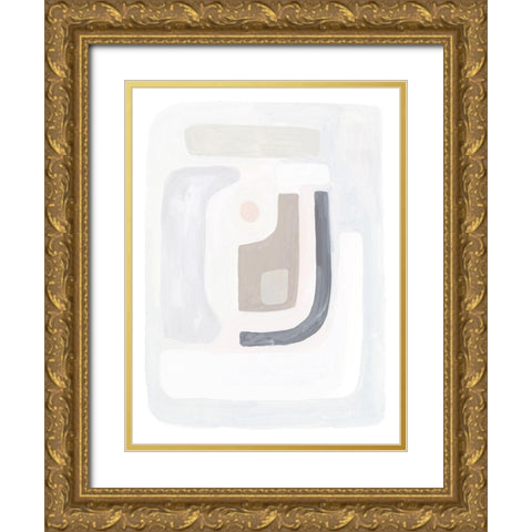 Opal Daydream II Gold Ornate Wood Framed Art Print with Double Matting by Borges, Victoria