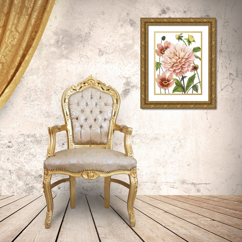 Dahlia Spell I Gold Ornate Wood Framed Art Print with Double Matting by Popp, Grace