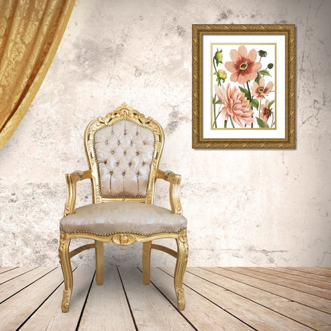 Dahlia Spell II Gold Ornate Wood Framed Art Print with Double Matting by Popp, Grace