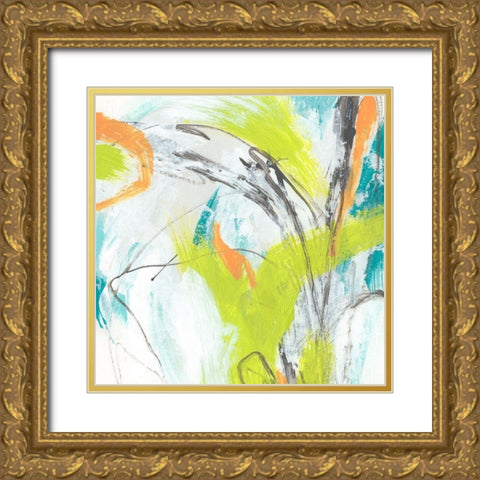 Piquant II Gold Ornate Wood Framed Art Print with Double Matting by Vess, June Erica